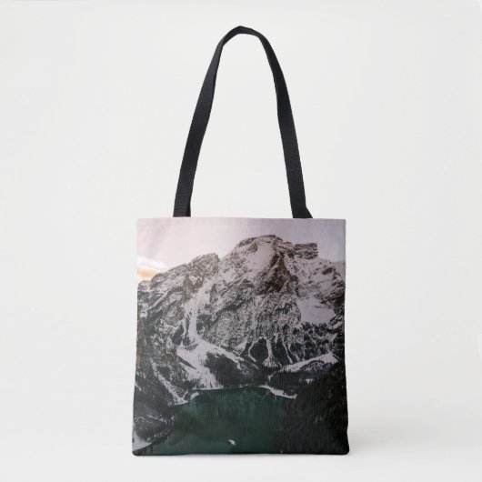 SNOWCAPPED MOUNTAINS TOTE BAG (Voorkant)