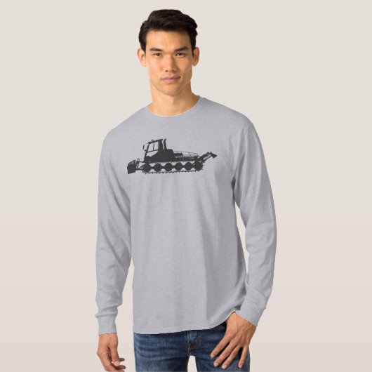 Snowcat Black T-shirt (Voorkant volledig)