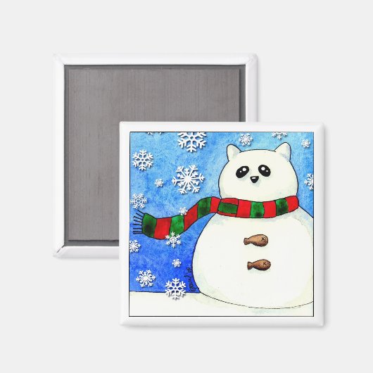 SNOWCAT - Magneet (Voorkant / Achterkant)