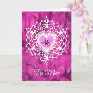 Snowcatcher Amore Heartflake Greeting Card Kaart