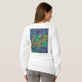 Snowcatcher Snowflake Rainbow T-Shirt (Achterkant volledig)