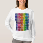 Snowcatcher Snowflake Rainbow T-Shirt (Voorkant)