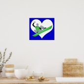 snowcore-liefde poster (Keuken)