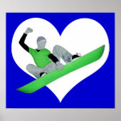 snowcore-liefde poster (Voorkant)