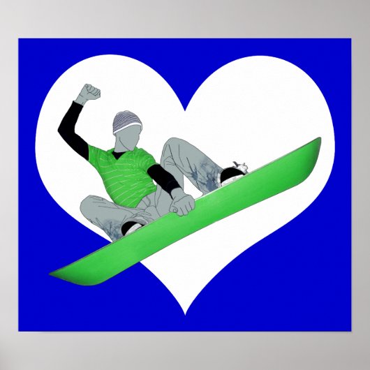 snowcore-liefde poster (Voorkant)