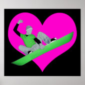 snowcore-liefde poster (Voorkant)