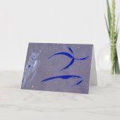 SNOWDANS FEESTDAGEN KAART (Voorkant)