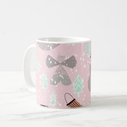 Snowday Snowman Koffiemok (Voorkant links)