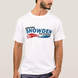 Snowden American Hero for President T-shirt