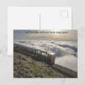 Snowden Mountain Railway Wales Travel Photo Briefkaart (Voorkant / Achterkant)