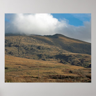 Snowden North Wales Briefkaart Poster