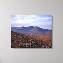 Snowden North Wales Briefkaart Poster Faux Canvas