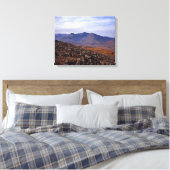 Snowden North Wales Briefkaart Poster Faux Canvas  Afdruk (Insitu (Slaapkamer))