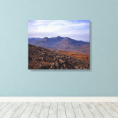 Snowden North Wales Briefkaart Poster Faux Canvas  Afdruk (Insitu (Houten vloer))