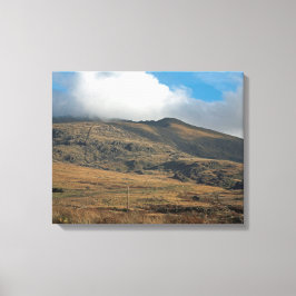 Snowden North Wales Briefkaart Poster Faux Canvas  Afdruk