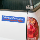 Snowden voor de Bumpersticker van Presidenten (Op Truck)