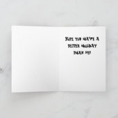 snowdog feestdagen kaart (Binnen)