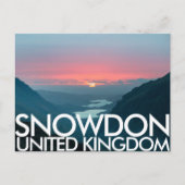 Snowdon, Caernarfon, Briefkaart Verenigd Koninkrij (Voorkant)