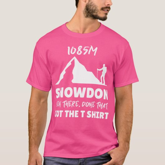 Snowdon is er geweest die het T-Shirt actief heeft (Voorkant)
