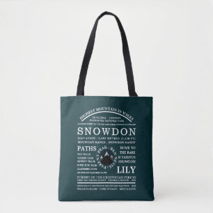 Snowdon monteren, Expedition-gegevens monteren Tote Bag