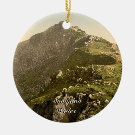 Snowdon - The Last Mile, Gwynedd, Wales Keramisch Ornament (Voorkant)