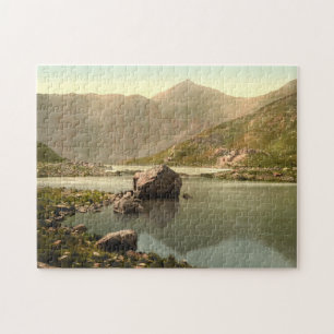 Snowdon uit Llyn Llydaw, Gwynedd, Wales Legpuzzel