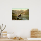 Snowdon uit Llyn Llydaw, Gwynedd, Wales Poster (Keuken)