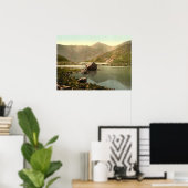 Snowdon uit Llyn Llydaw, Gwynedd, Wales Poster (Thuiskantoor)