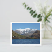Snowdon van Llyn Nantlle Uchaf Briefkaart (Staand voorkant)