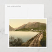 Snowdon van Llyn Padarn, Gwynedd, Wales Briefkaart (Voorkant / Achterkant)
