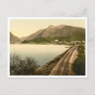 Snowdon van Llyn Padarn, Gwynedd, Wales Briefkaart