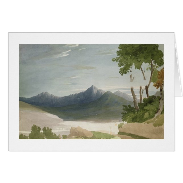 Snowdon (w/c met potlood) (Voorkant Horizontaal)