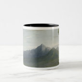 Snowdon (w/c met potlood) tweekleurige koffiemok (Center)