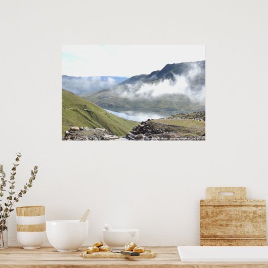 Snowdon Walk Poster (Keuken)