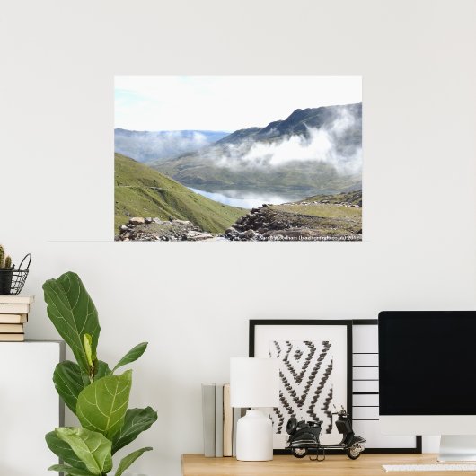 Snowdon Walk Poster (Thuiskantoor)