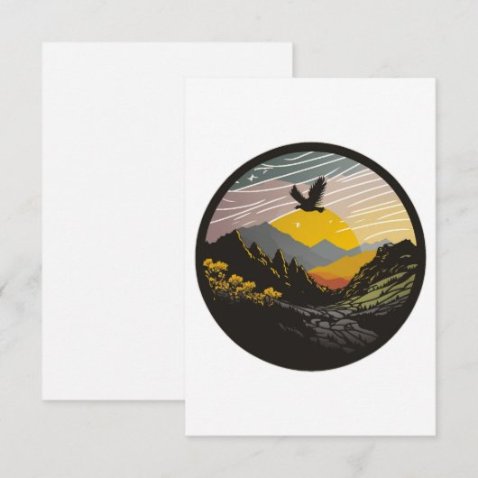 Snowdonia Bedankkaart (Voorkant / Achterkant)