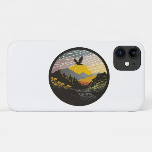 Snowdonia Case-Mate iPhone Case (Achterkant (horizontaal))