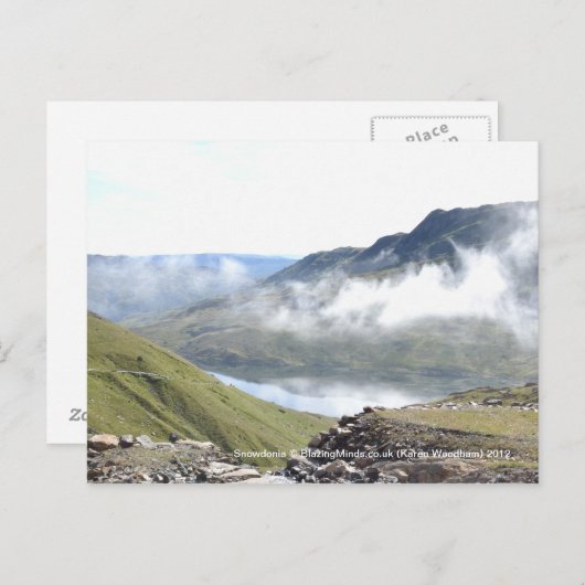 Snowdonia Cloud Briefkaart (Voorkant / Achterkant)