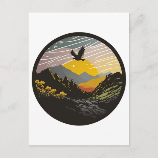 Snowdonia Feestdagenkaart (Voorkant)