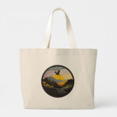 Snowdonia Grote Tote Bag (Achterkant)