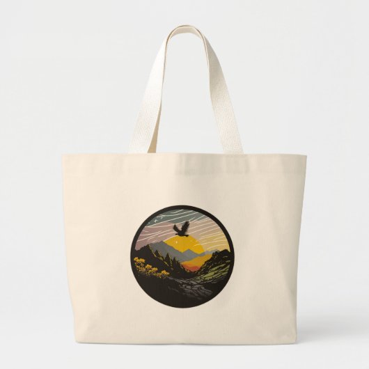 Snowdonia Grote Tote Bag (Voorkant)