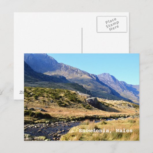 Snowdonia in Wales Briefkaart (Voorkant / Achterkant)