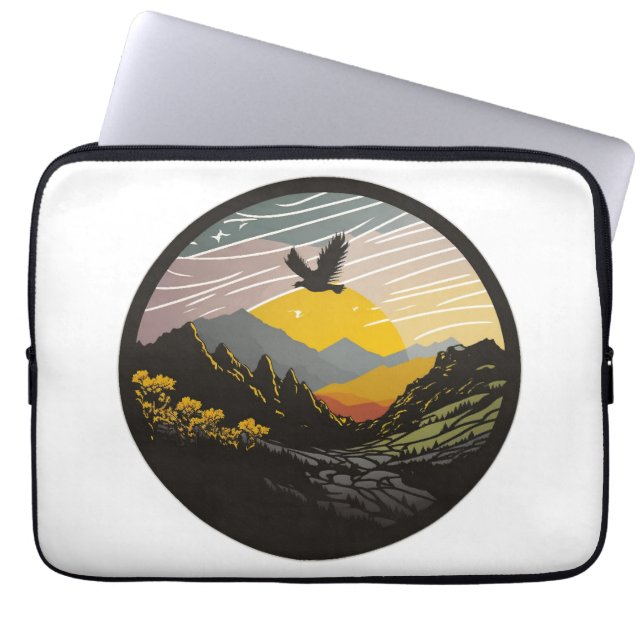 Snowdonia Laptop Sleeve (Voorkant)