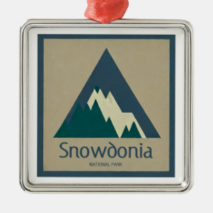 Snowdonia Nationaal Park Landelijk Metalen Ornament