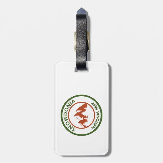 Snowdonia National Park Bagagelabel (Achterkant verticaal)