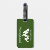 Snowdonia National Park Bagagelabel (Achterkant verticaal)