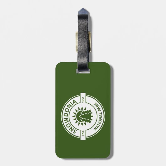 Snowdonia National Park Bagagelabel (Achterkant verticaal)