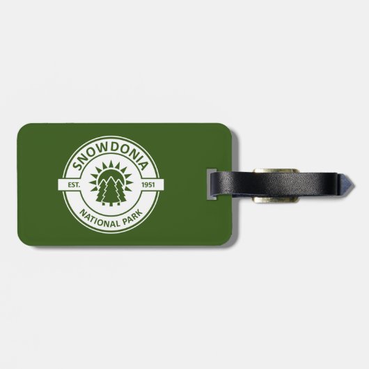 Snowdonia National Park Bagagelabel (Achterkant horizontaal)