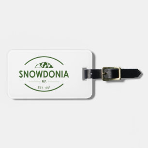 Snowdonia National Park Bagagelabel