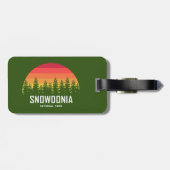 Snowdonia National Park Bagagelabel (Achterkant horizontaal)